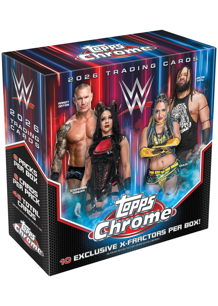 Topps Chrome WWE 2026 - Mega Box