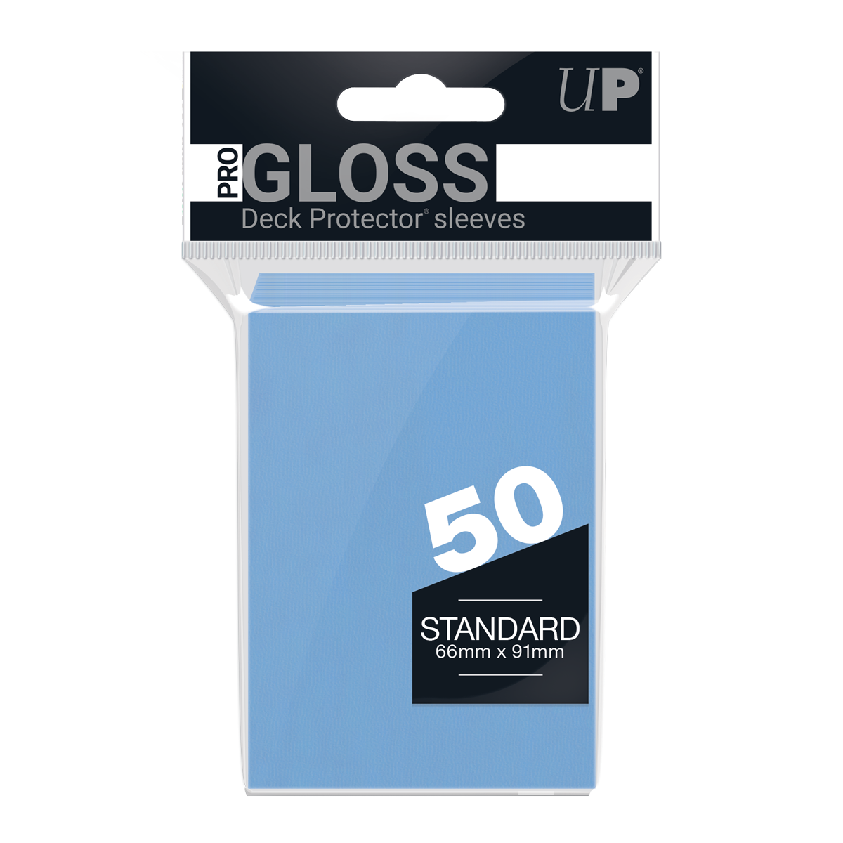 Ultra PRO PRO-Gloss Standard Deck Protector sleeves - Light Blue (50)