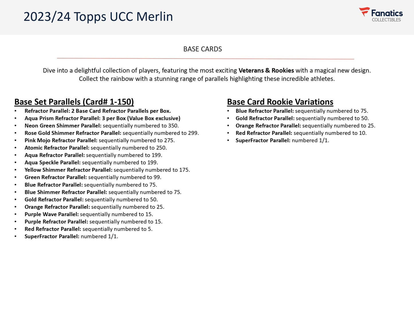 Topps Merlin UEFA Chrome 2023/24 - Value Box