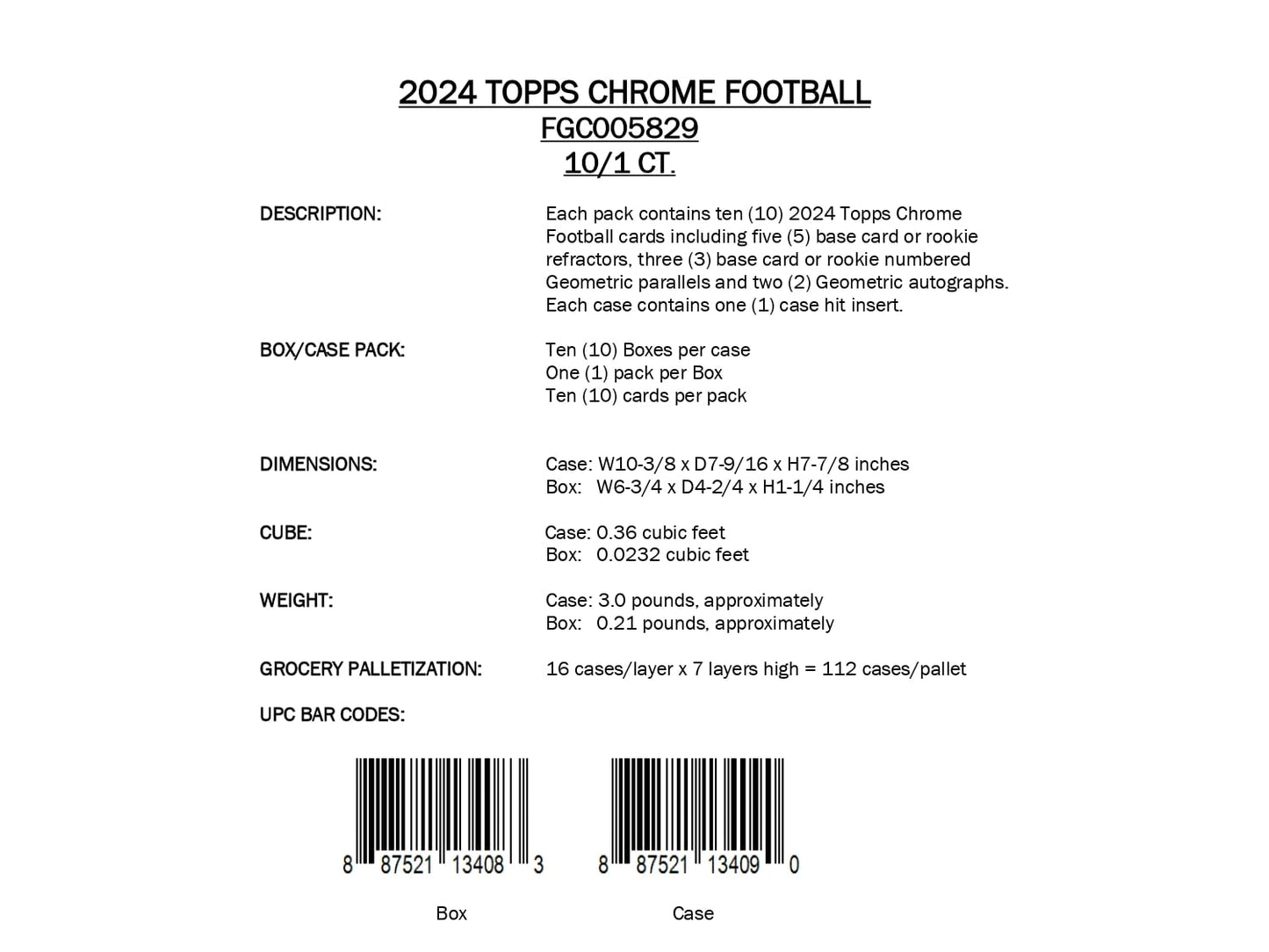 Topps Chrome Football 2024 - Breaker's Delight (Breaks only)