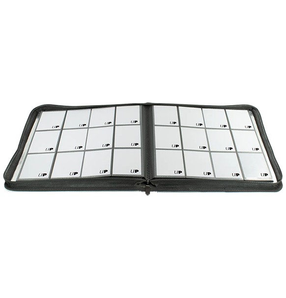 Ultra PRO 12-Pocket Zippered PRO-Binder - Silver