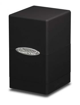 Ultra PRO Satin Tower Deck Box - Jet Black