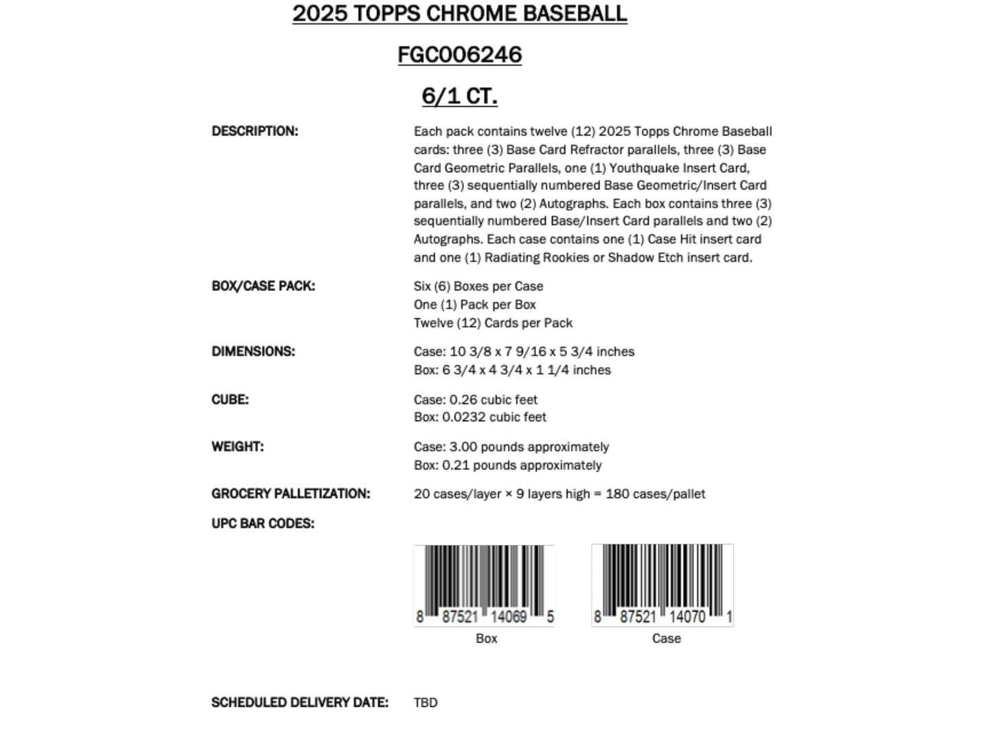 Topps Chrome Baseball 2025 - Breaker's Delight