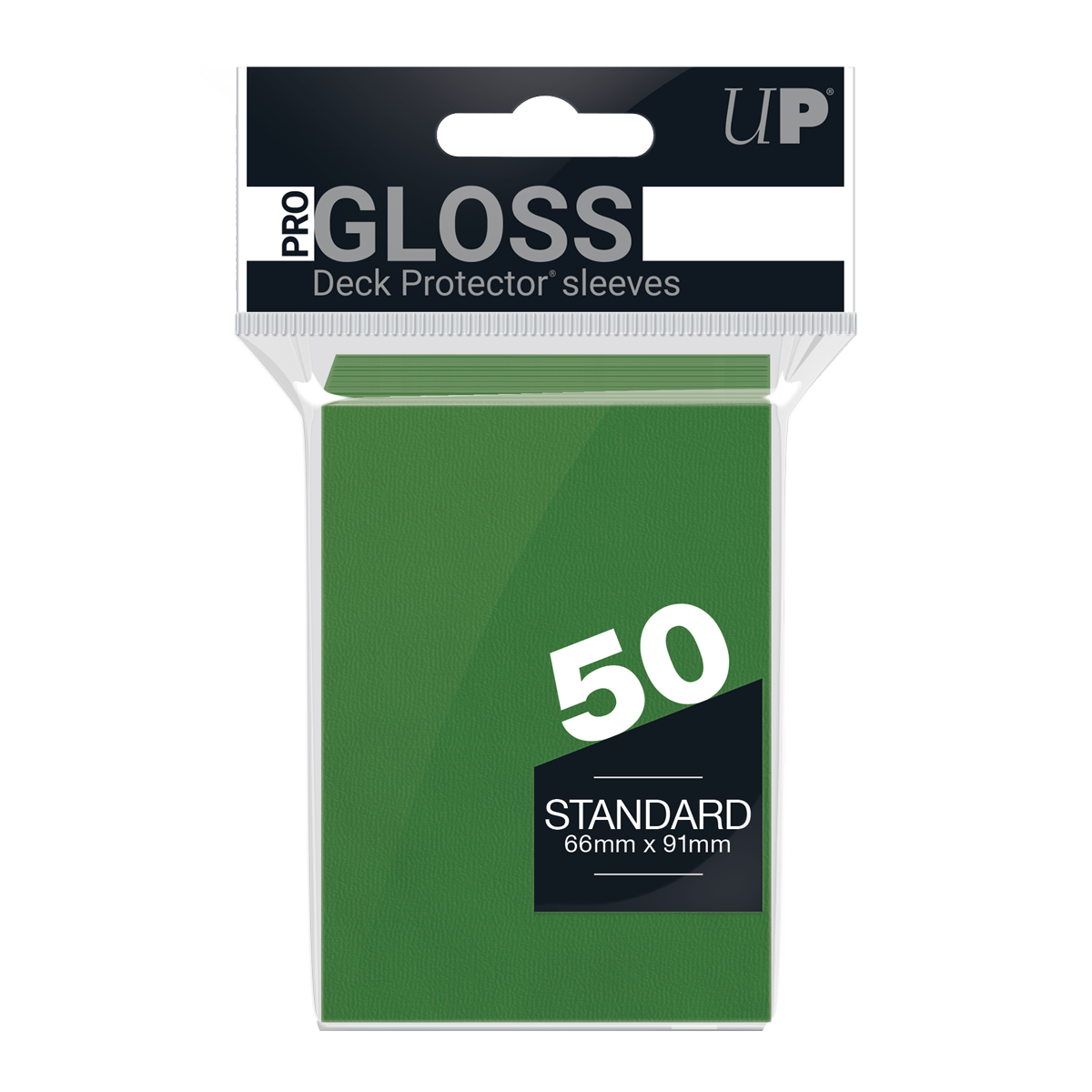 Ultra PRO PRO-Gloss Standard Deck Protector sleeves - Green (50)