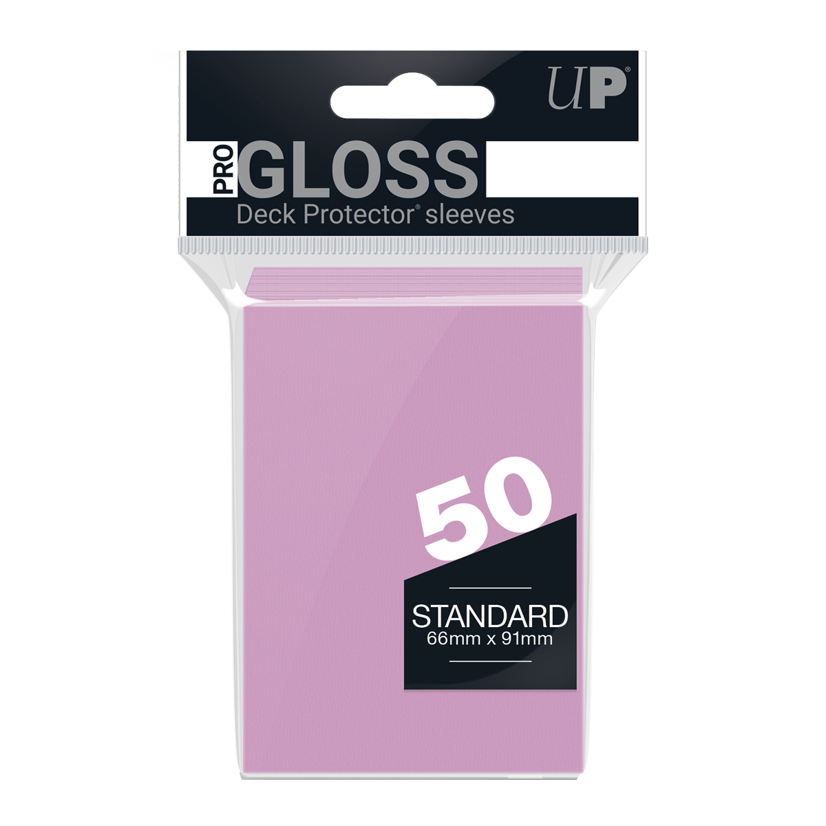Ultra PRO PRO-Gloss Standard Deck Protector sleeves - Pink (50)