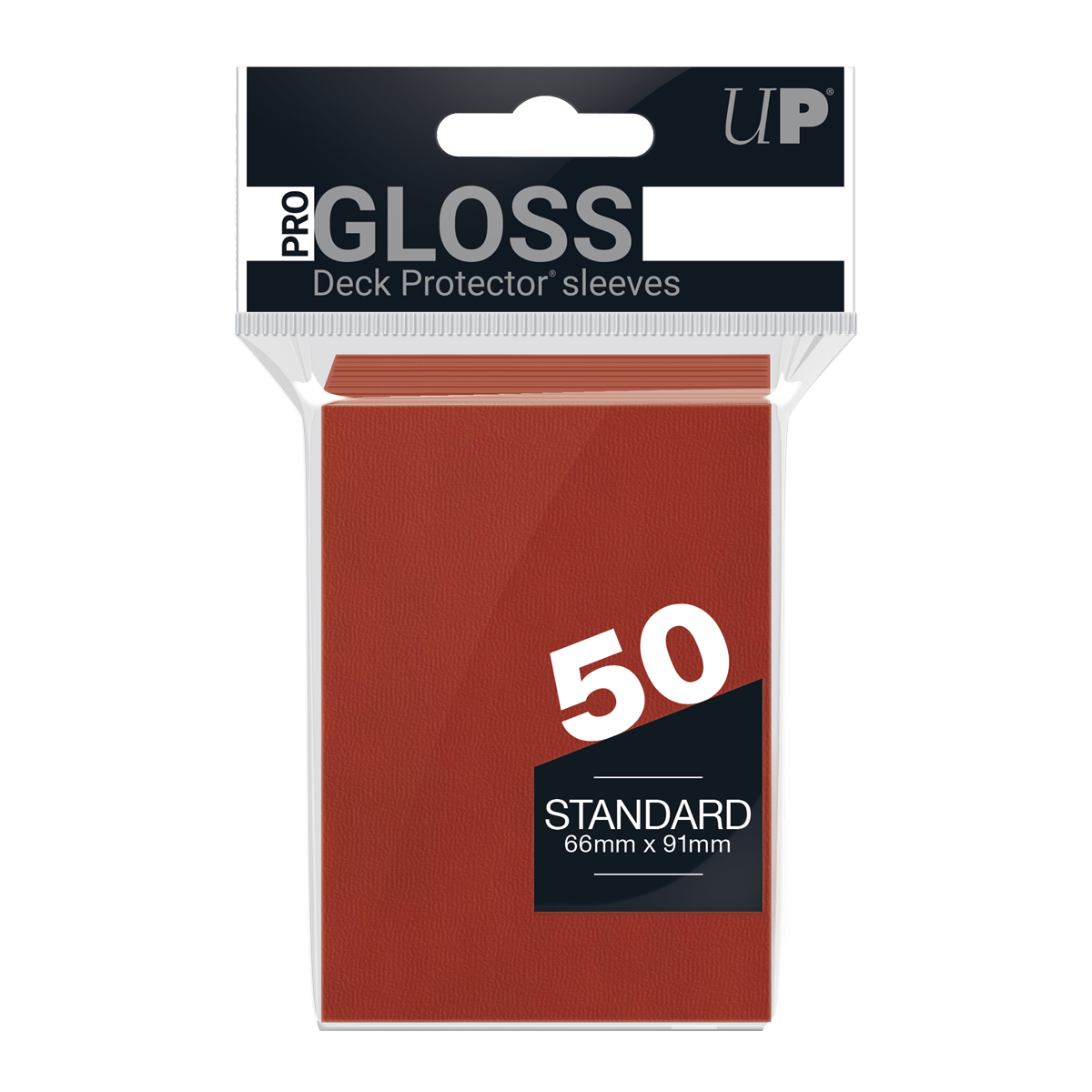 Ultra PRO PRO-Gloss Standard Deck Protector sleeves - Red (50)