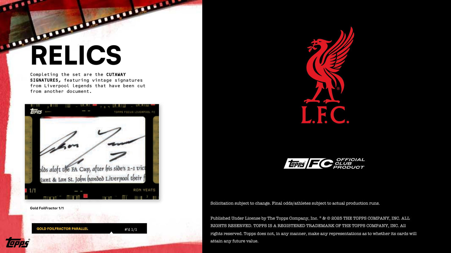 Topps Liverpool Focus 2025/26