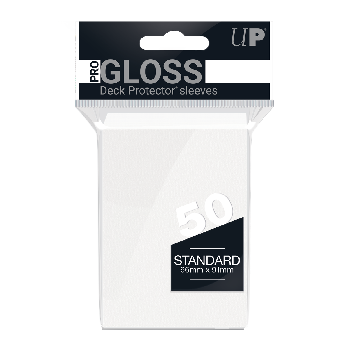 Ultra PRO PRO-Gloss Standard Deck Protector sleeves - White (50)