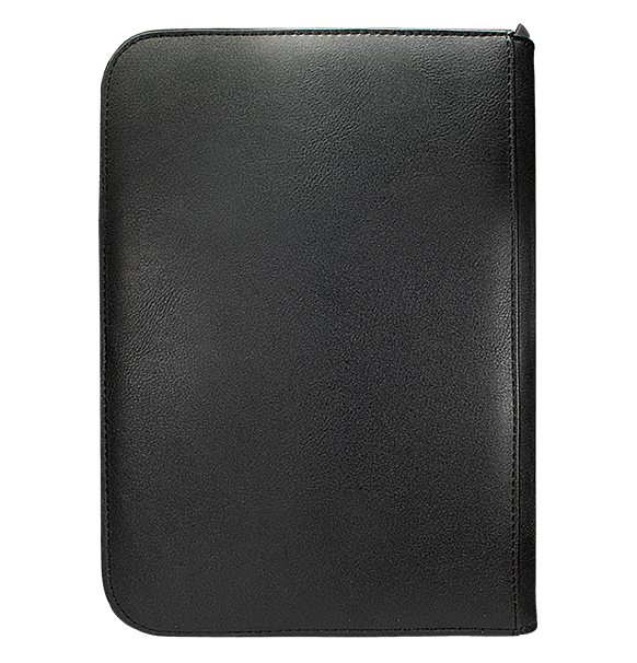 Ultra PRO Vivid 4-Pocket Zippered PRO-Binder - Black