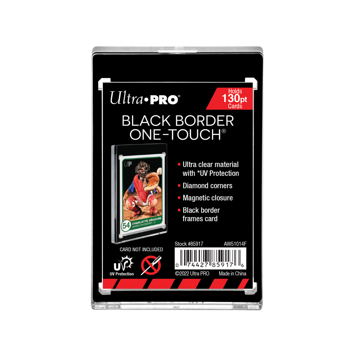 Ultra PRO 130PT Black Border UV ONE-TOUCH Magnetic Holder