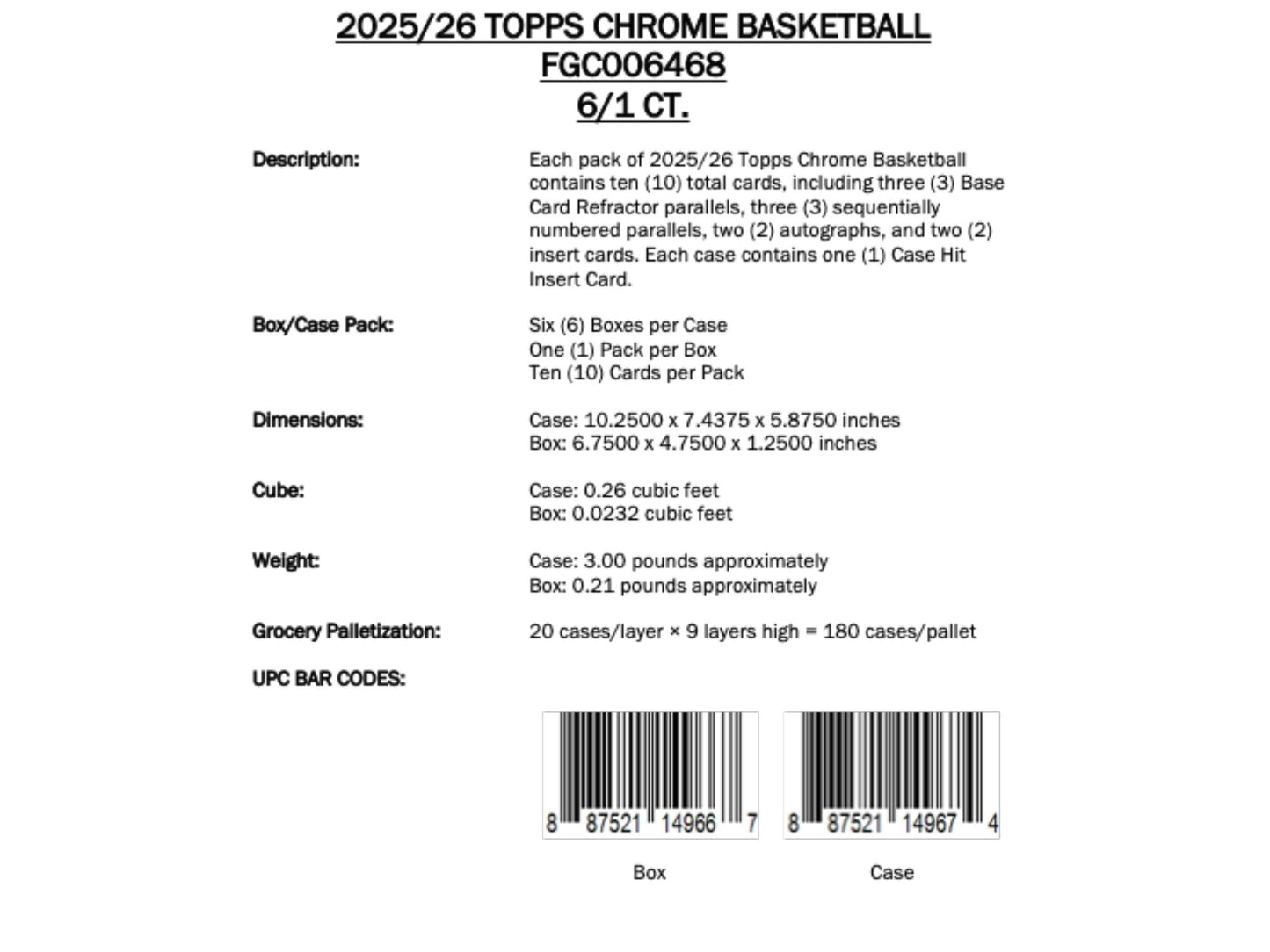 Topps Chrome Basketball 2025/26 - Breakers Delight