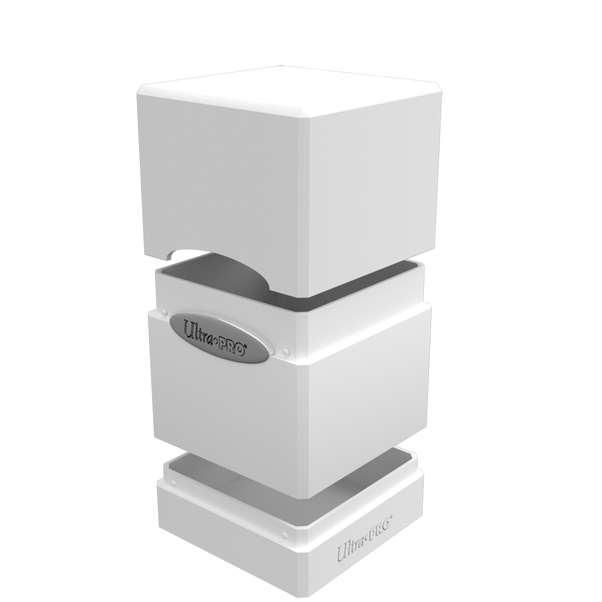 Ultra PRO Satin Tower Deck Box - Arctic White