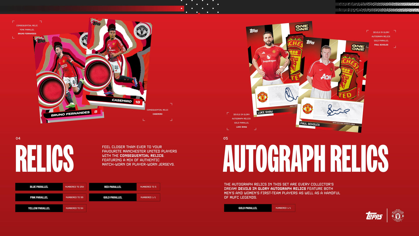 Topps Manchester United Team Set 2024/25