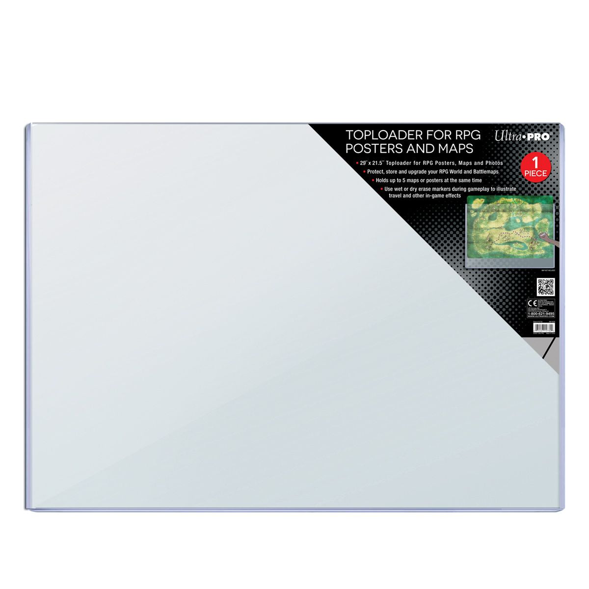 Ultra PRO 29" x 21.5" Toploader for RPG Posters and Maps