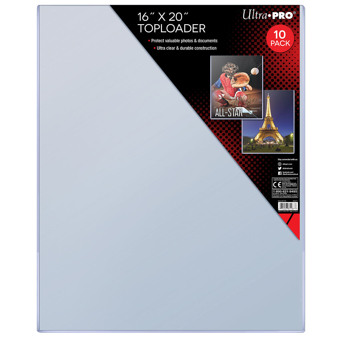 Ultra PRO 16" X 20" Toploader (10)