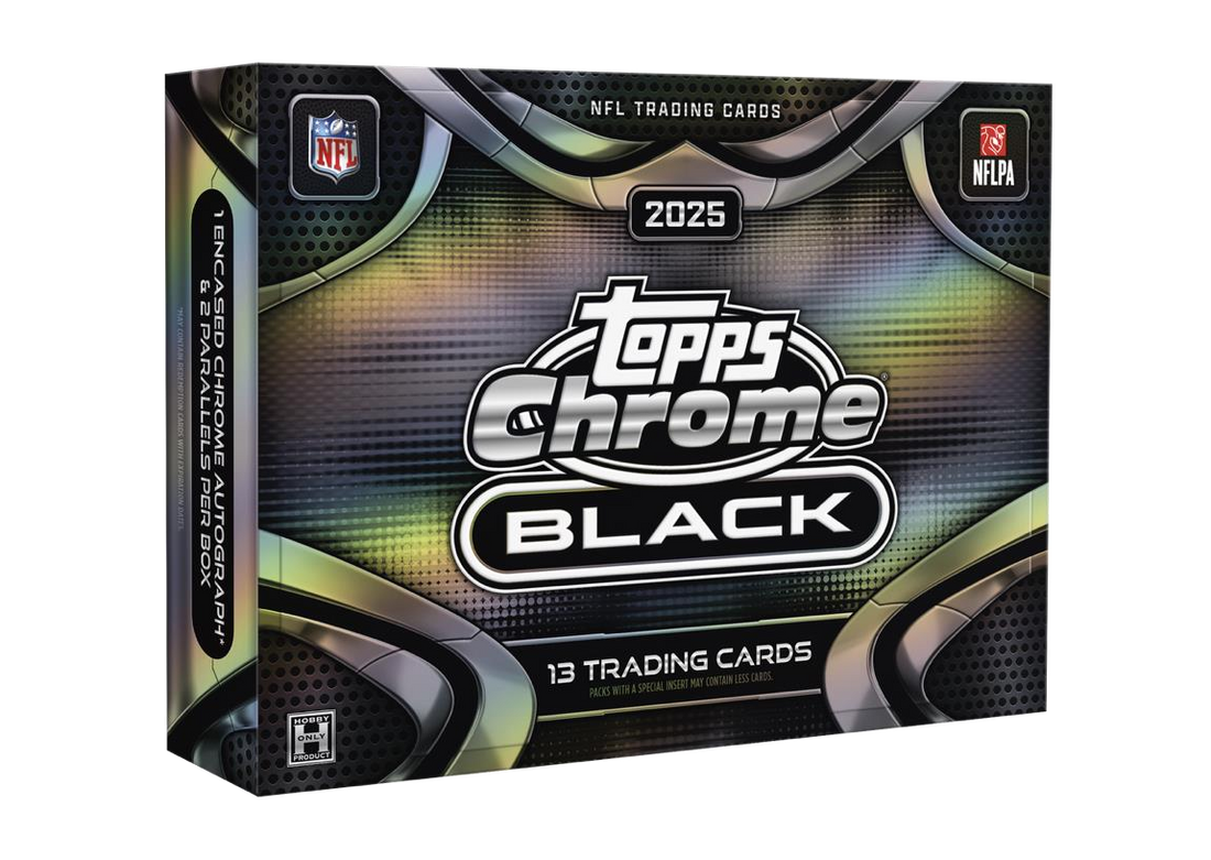 Topps Chrome Black Football 2025 Product Info