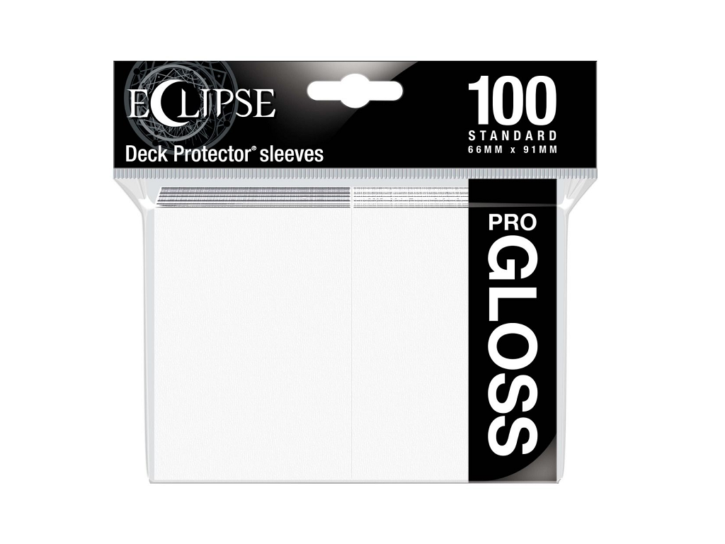 Ultra PRO Eclipse Gloss Standard Sleeves - White (100)