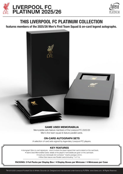Futera Liverpool Platinum 2025/26 - Hobby Box