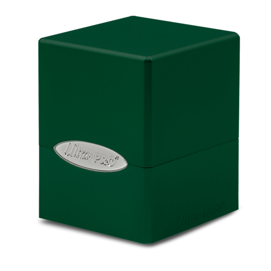 Ultra PRO Satin Cube Deck Box - Hi-Gloss Emerald Green