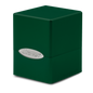 Ultra PRO Satin Cube Deck Box - Hi-Gloss Emerald Green
