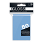 Ultra PRO PRO-Gloss Standard Deck Protector sleeves - Light Blue (50)