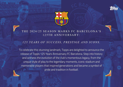 Topps Barcelona 125-Years Anniversary - Hobby Box