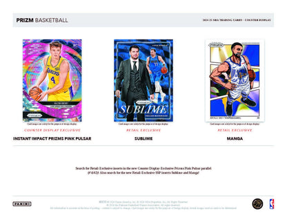 Panini Prizm NBA Basketball 2024/25 - Retail Pack