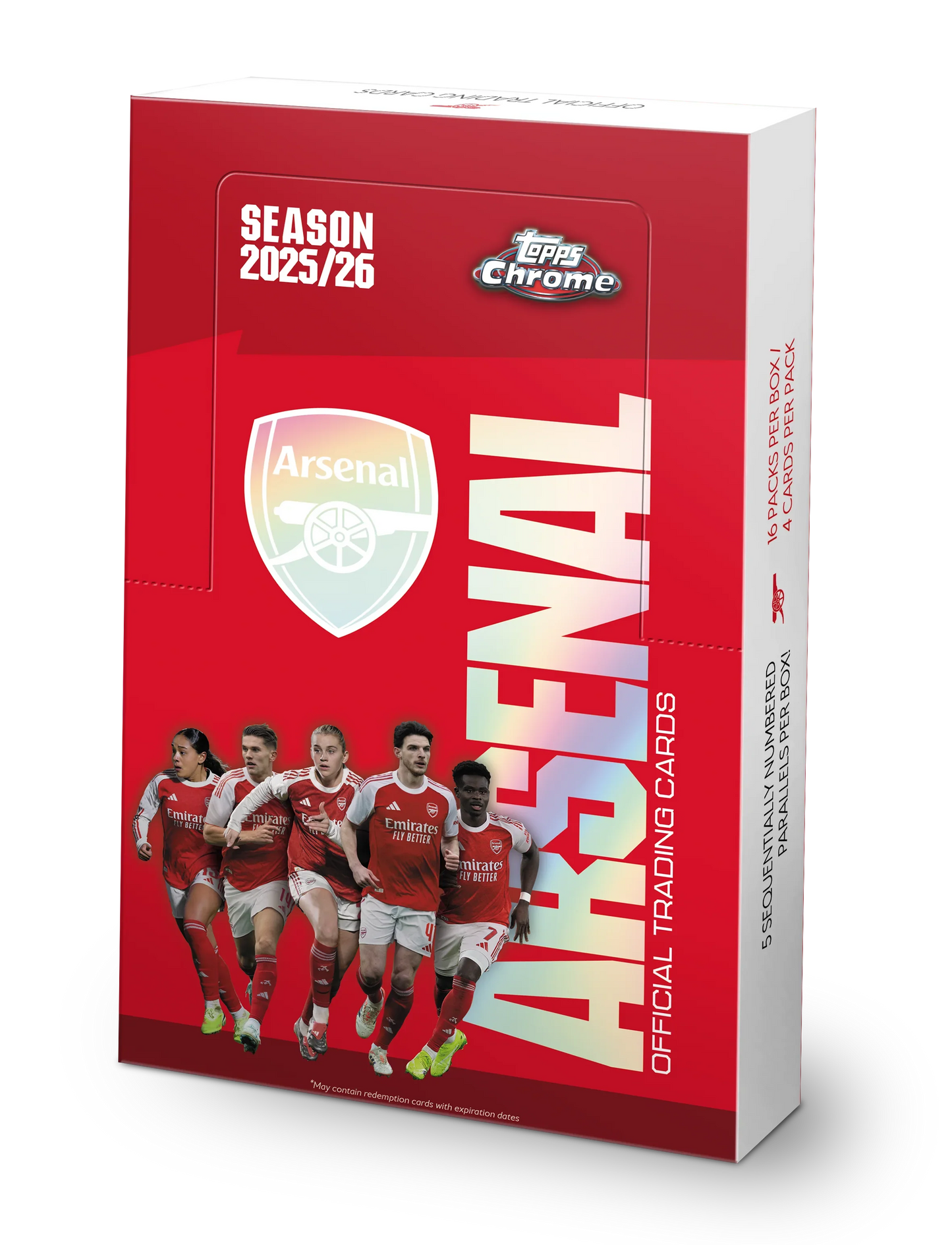 Topps Chrome Arsenal 2025/26 - Hobby Box