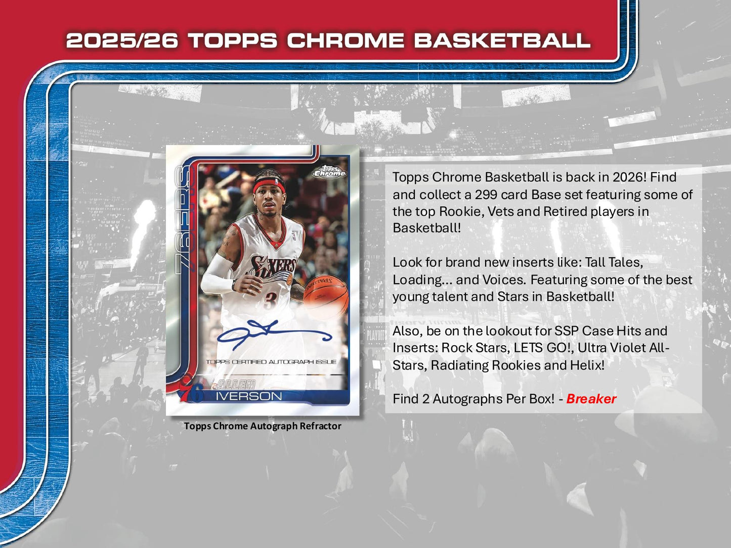 Topps Chrome Basketball 2025/26 - Breakers Delight