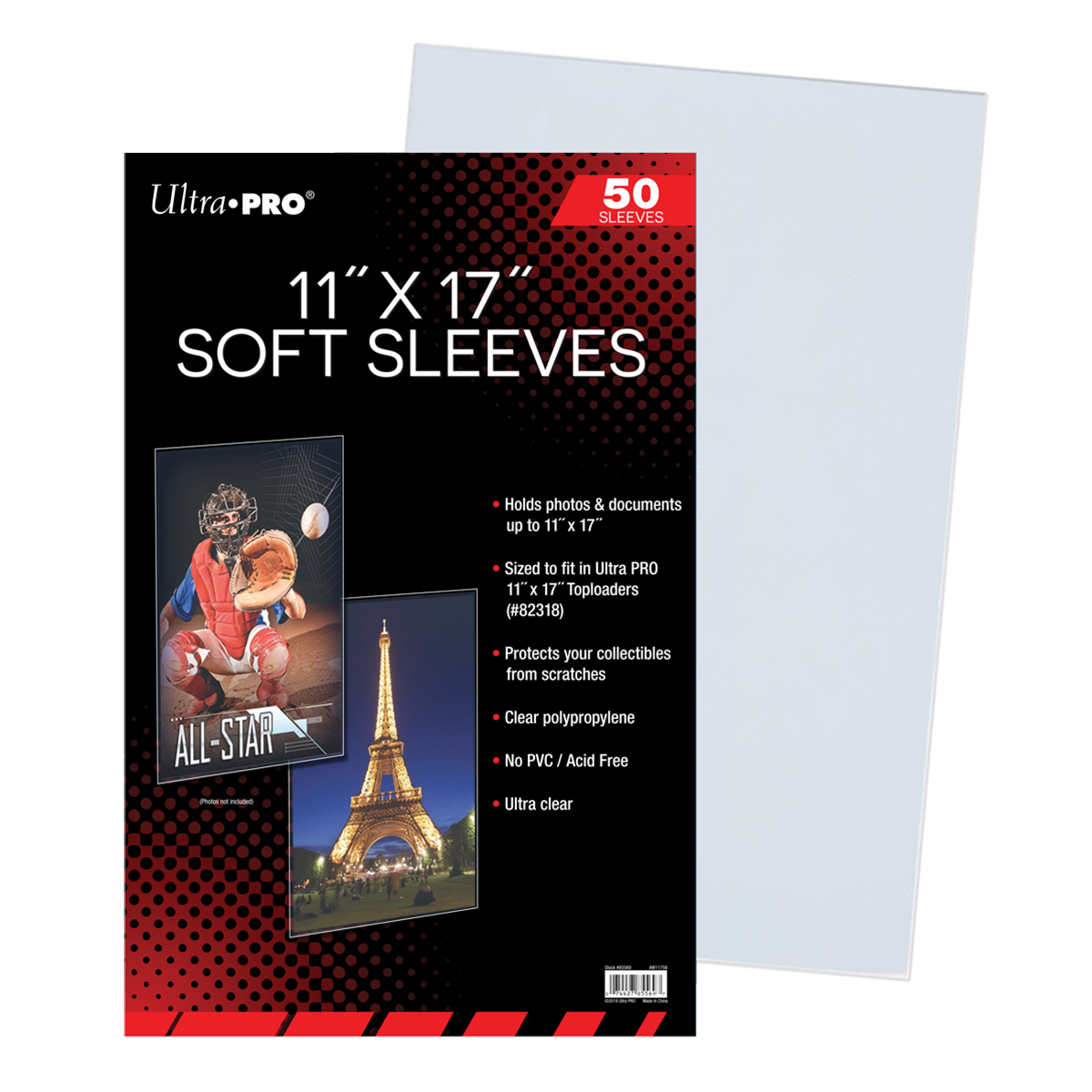 Ultra PRO 11" x 17" Soft Sleeves (50)