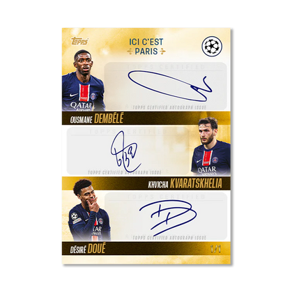 Topps Paris Saint-Germain Champions d’Europe 2025