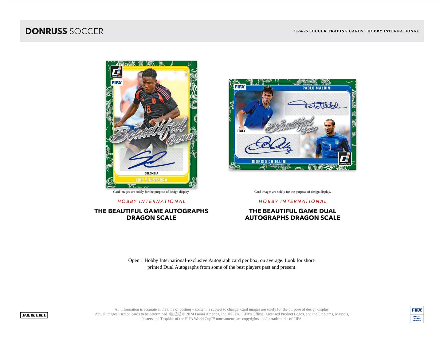 Panini Donruss Soccer 2024/25 - International Hobby Box