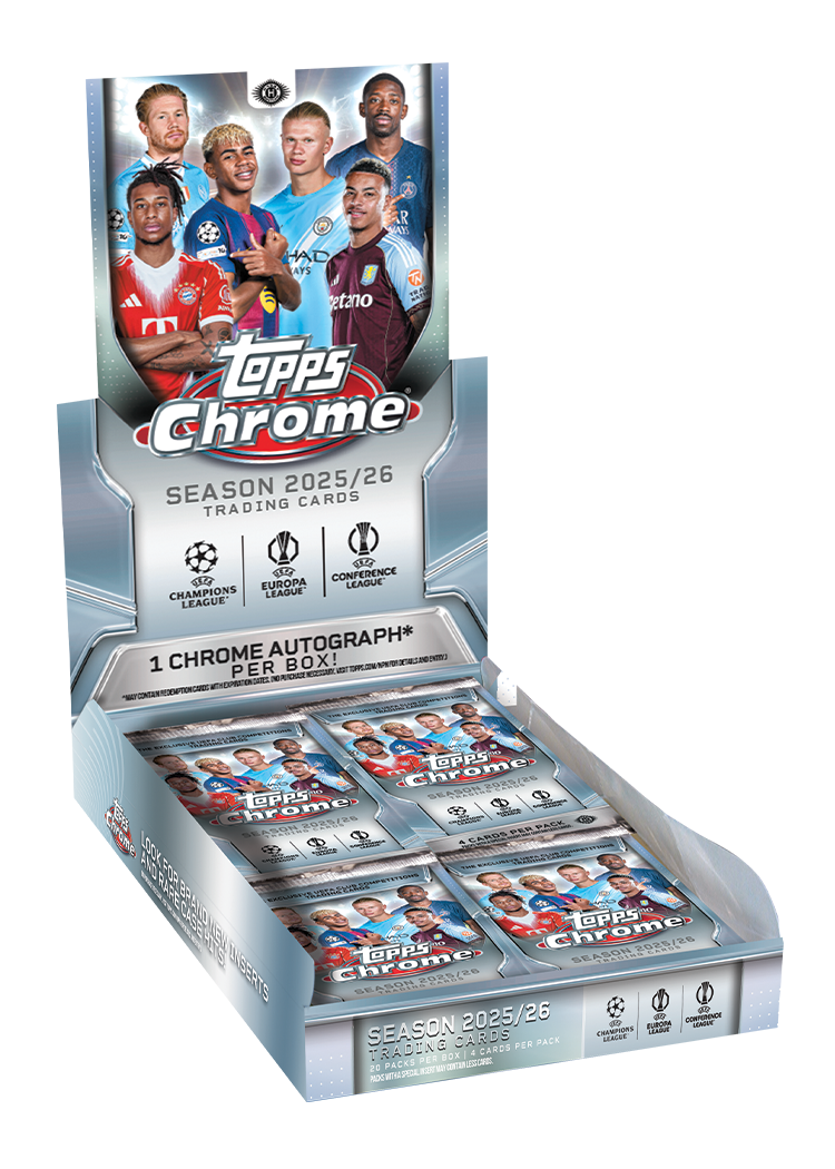 Topps Chrome UEFA Club Competitions 2025/26 - Hobby Box