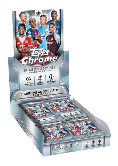 Topps Chrome UEFA Club Competitions 2025/26 - Hobby Box