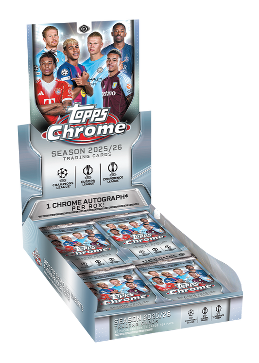 Topps Chrome UEFA Club Competitions 2025/26 - Hobby Box