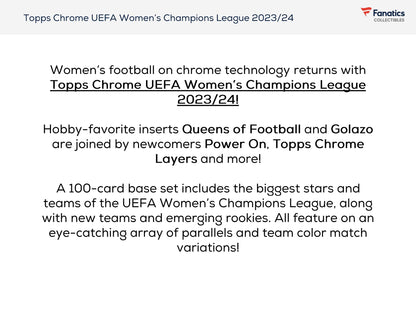 Topps Chrome UEFA Women's Champions League 2023/24 - Value Box