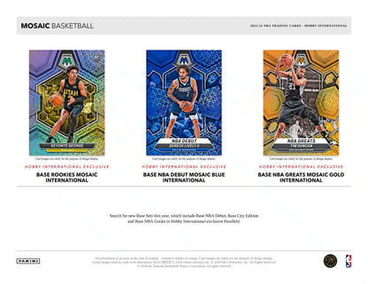Panini Mosaic NBA Basketball 2023/24 - International Hobby Box