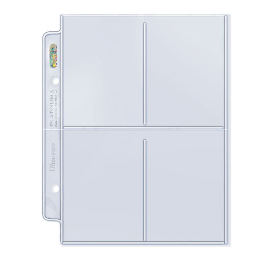 Ultra PRO 4-Pocket Page for Mini 2-Ring Albums (100)