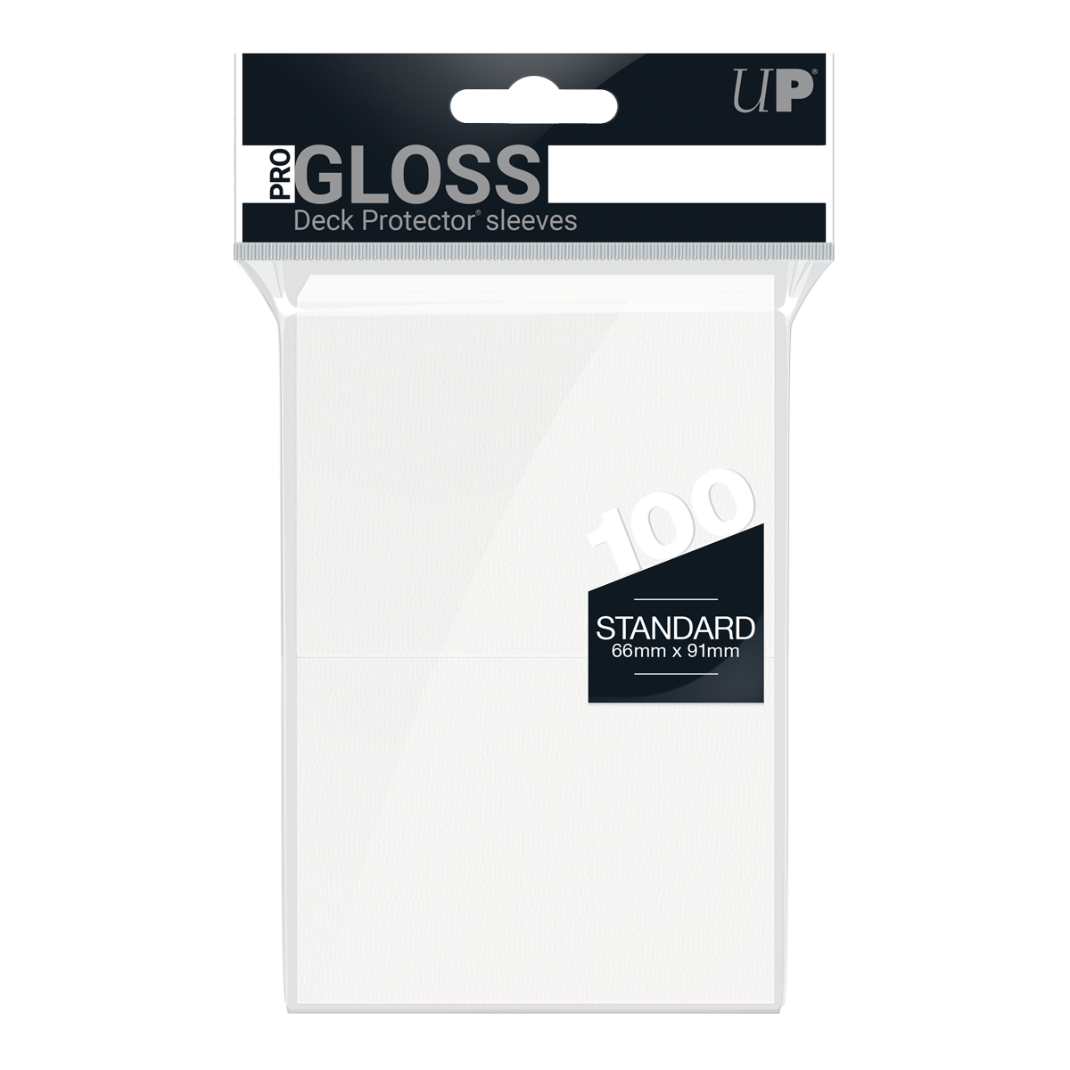 Ultra PRO PRO-Gloss Standard Deck Protector sleeves - White (100)