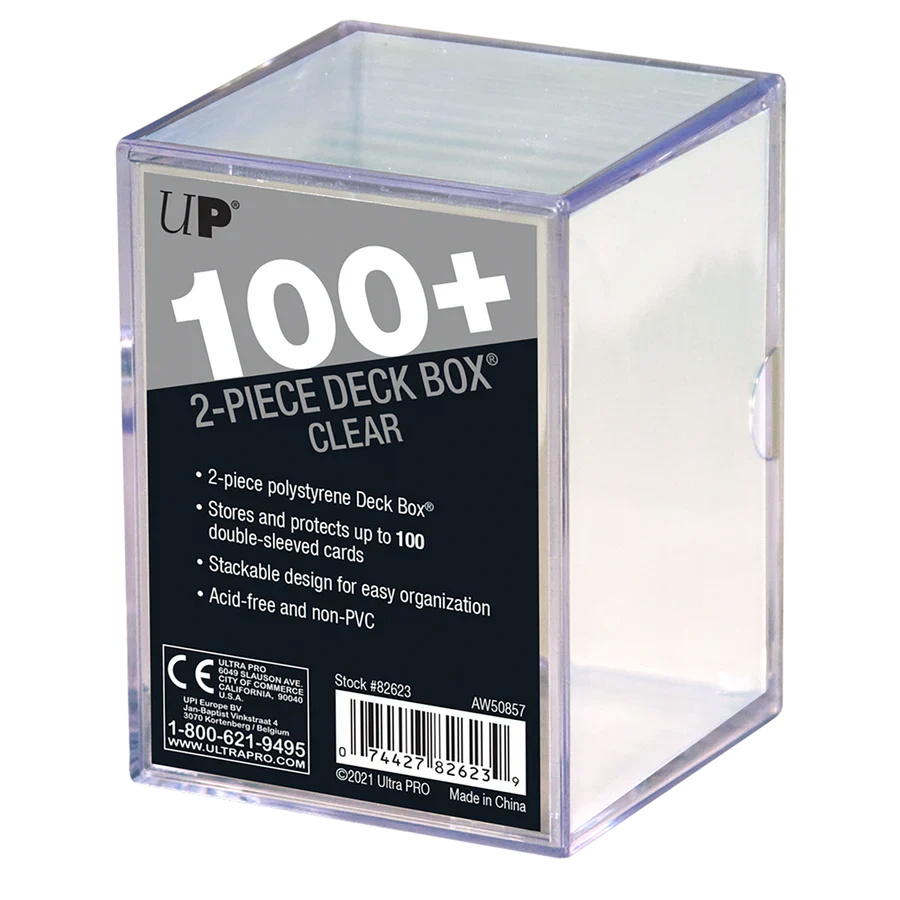 Ultra PRO 2-Piece 100 Clear Deck Box