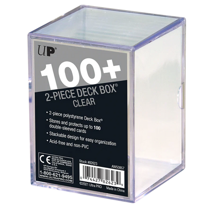 Ultra PRO 2-Piece 100 Clear Deck Box