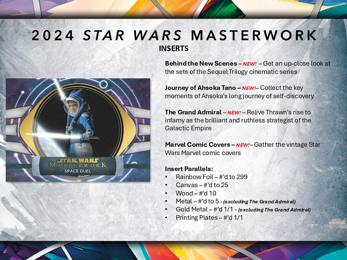 Topps Star Wars Masterwork 2024 - Hobby Box