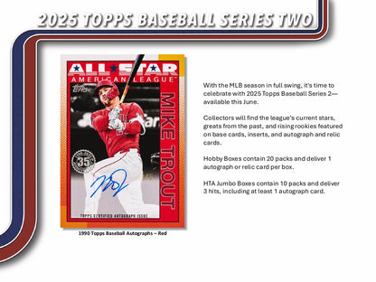 Topps MLB Baseball Series 2 2025 - Hobby Box
