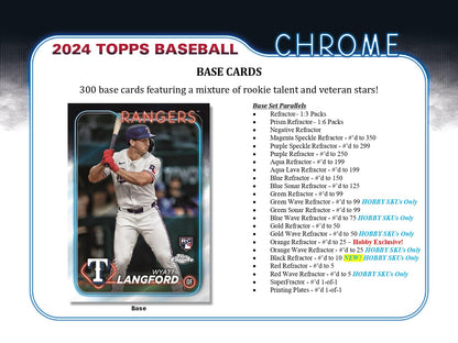 Topps Chrome Baseball 2024 - Hobby box