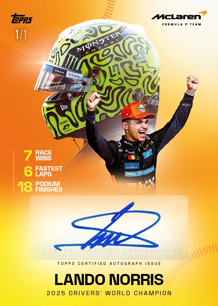 Topps McLaren Racing Formula 1 2025