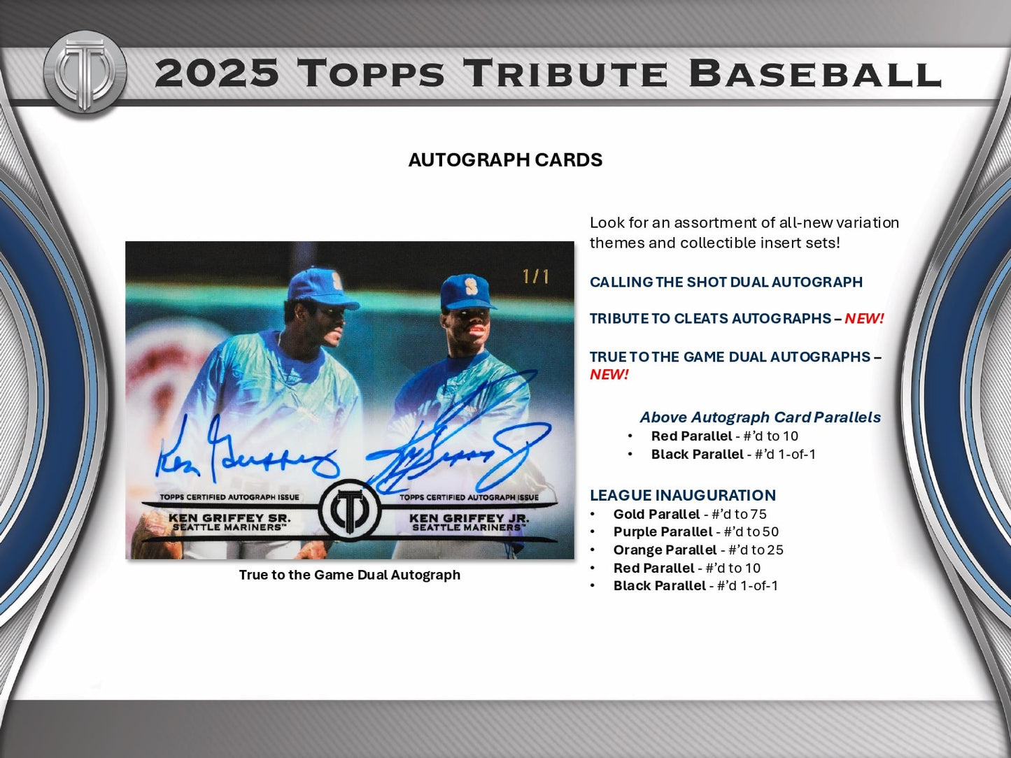 Topps Tribute Baseball 2025 - Hobby Box