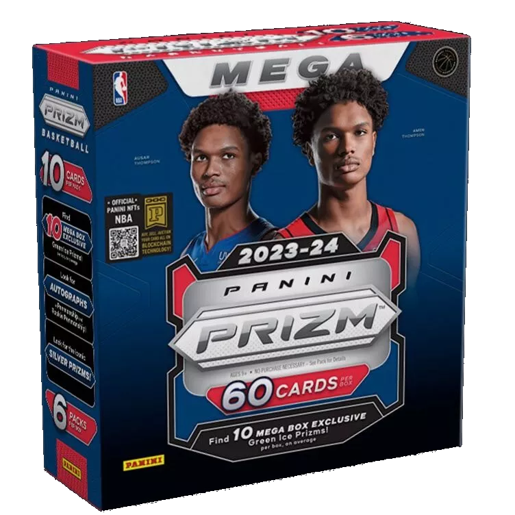 Panini Prizm NBA Basketball 2023/24 - Hobby Mega Box (Green Ice)