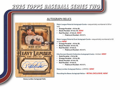 Topps MLB Baseball Series 2 2025 - Value Box