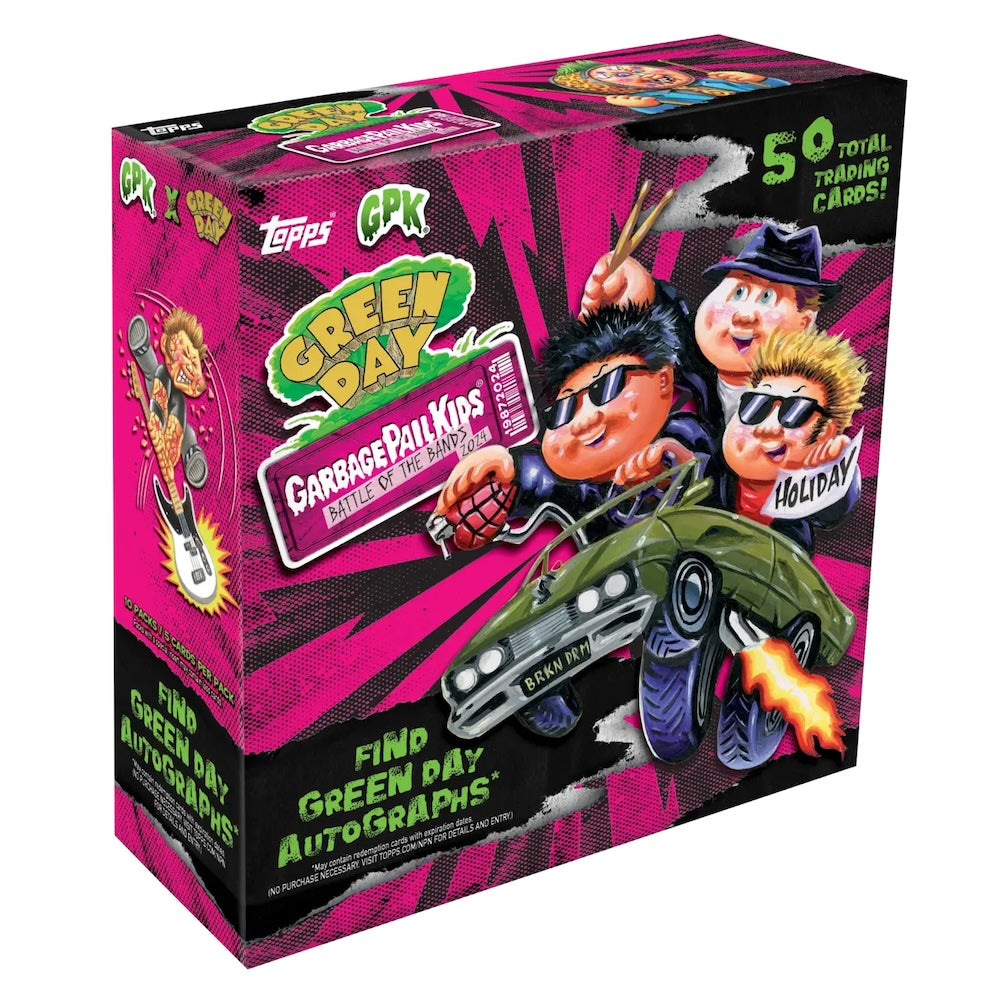 Topps Garbage Pail Kids Battle of the Bands - Green Day