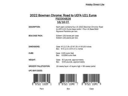 Topps Bowman Chrome U21 EURO 2023 - Lite Box